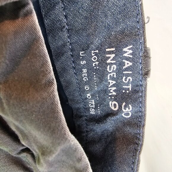 J Crew Shorts Mens 30 Grey Chino Summer Preppy Stretch 9" Inseam Casual Classic - Picture 7 of 9